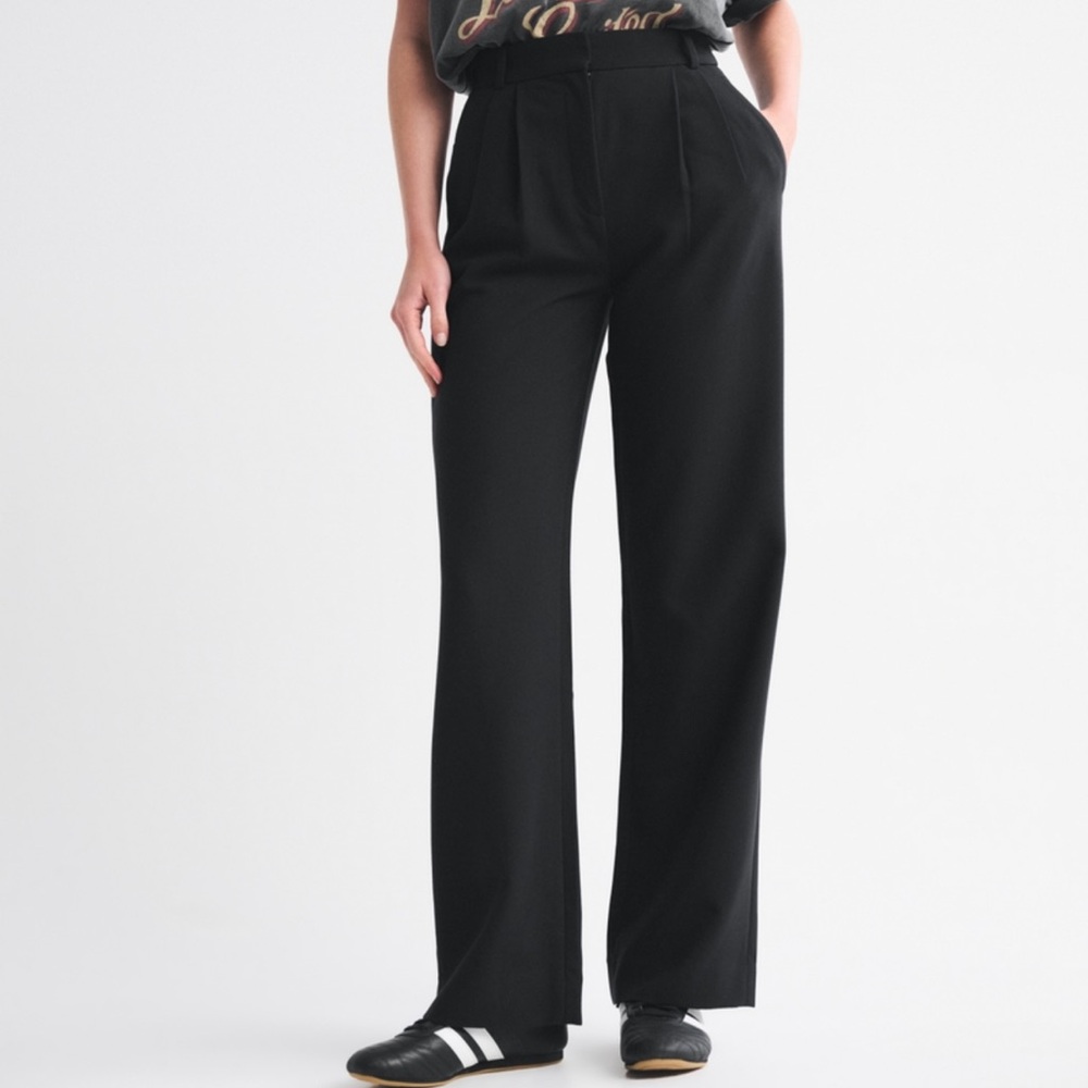 Abercrombie & Fitch Curve Love Wide Leg Sloan